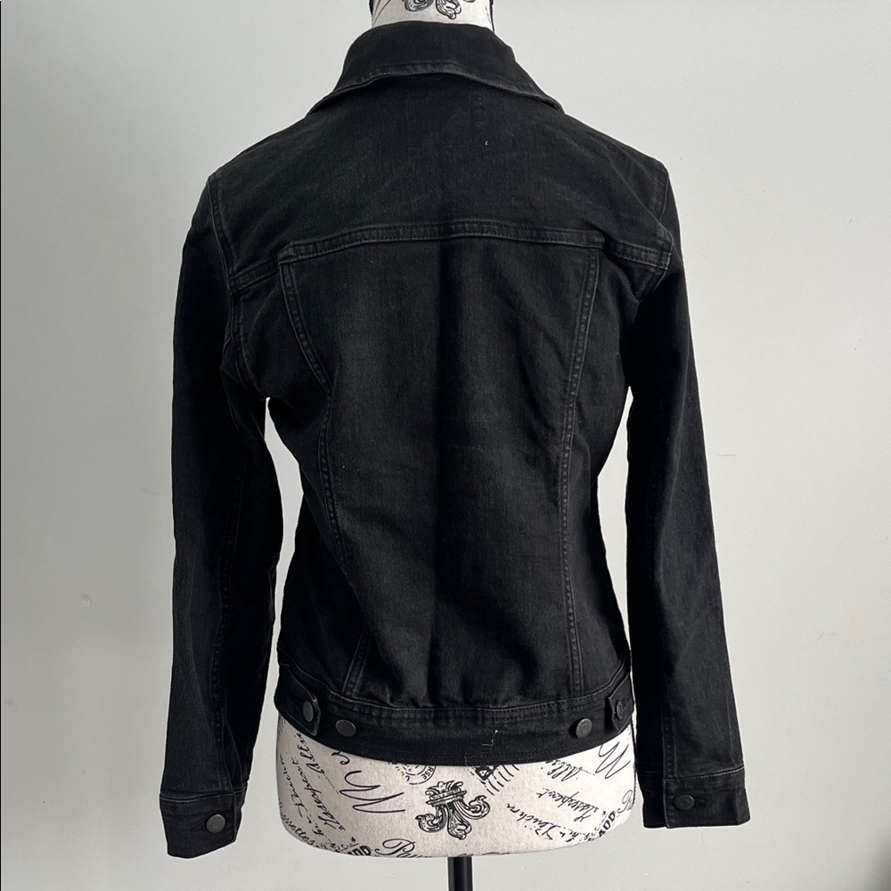 Old Navy Black Denim Jacket – Classic Fit – Size Small - Picture 5 of 7